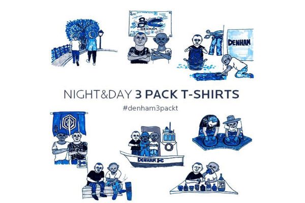 デンハム「NIGHT&DAY 3 PACK T-SHIRTS」日本限定発売!