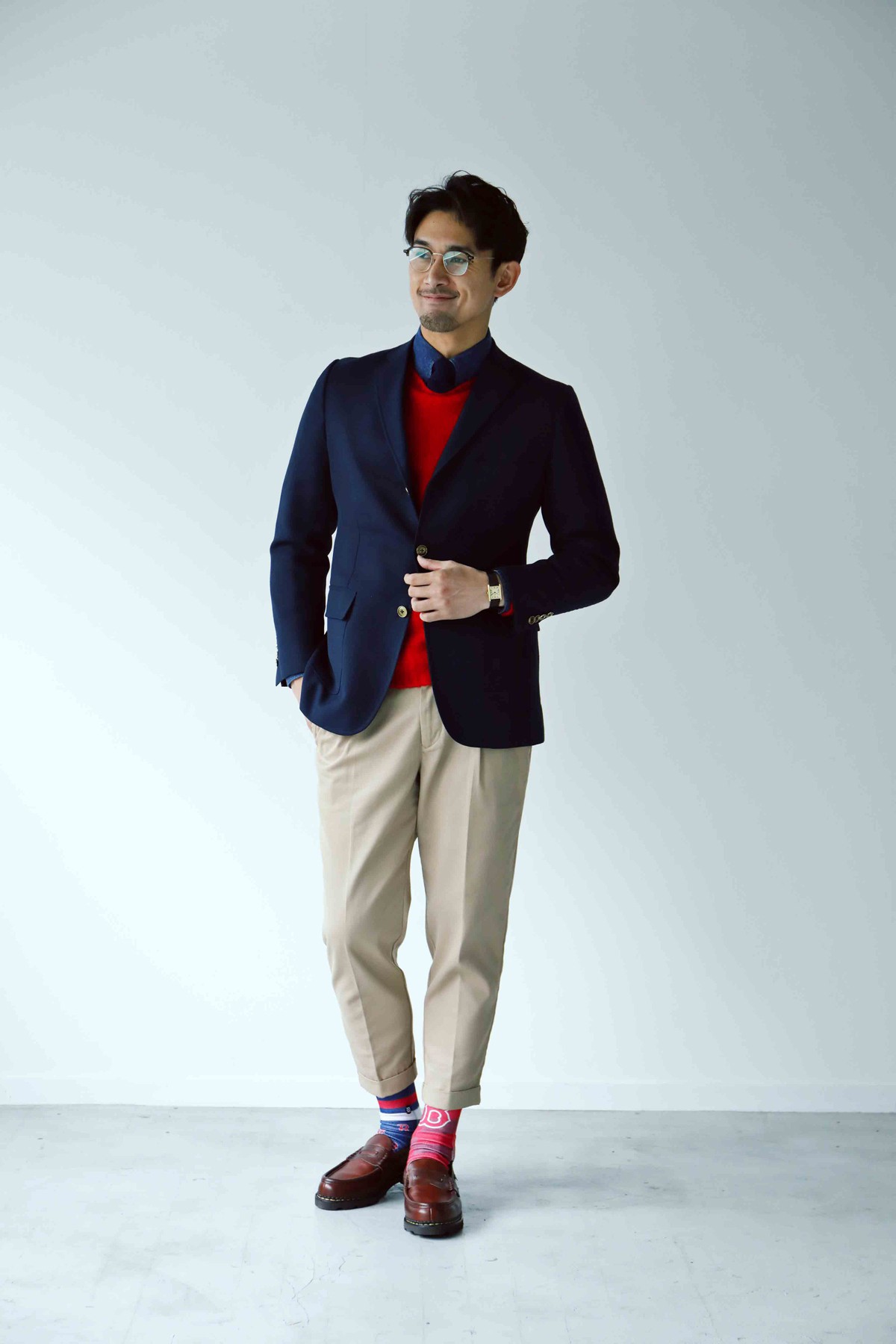 お洒落な男性は足元から違う この冬は 柄ソックスで変化をつけよう 2nd セカンド