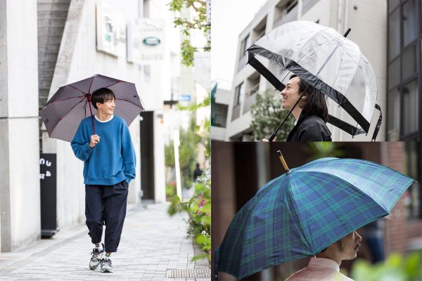 梅雨入り間近。『いい男』ほどファッションに合った『いい傘』を持っている
