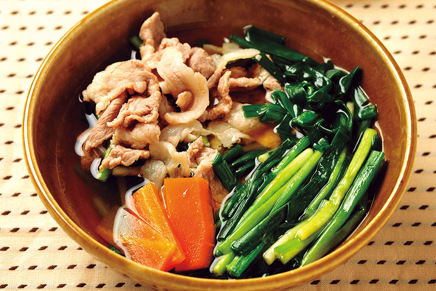 豚と野菜の柚子こしょうスープ