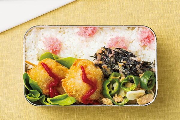 豚肉の串カツ風弁当 レシピ・作り方