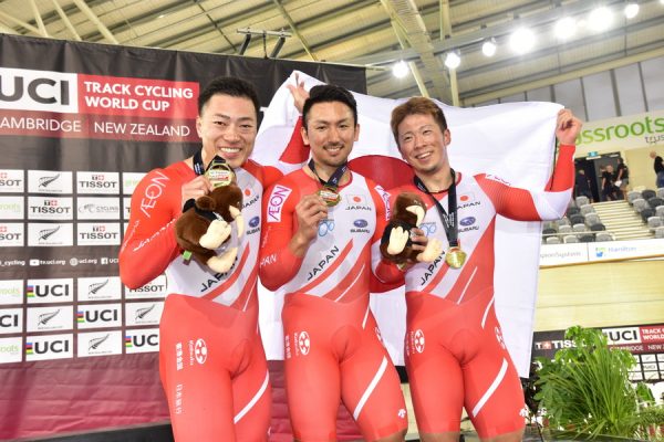 【トラックワールドカップ第4戦】男子チームスプリントで金メダル!日本新記録を更新