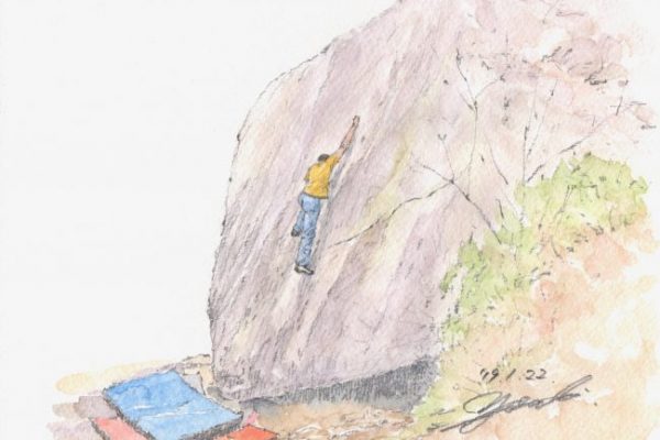 筆とまなざし#116「絵とフリークライミング。絵から見える自分の活動の変化」