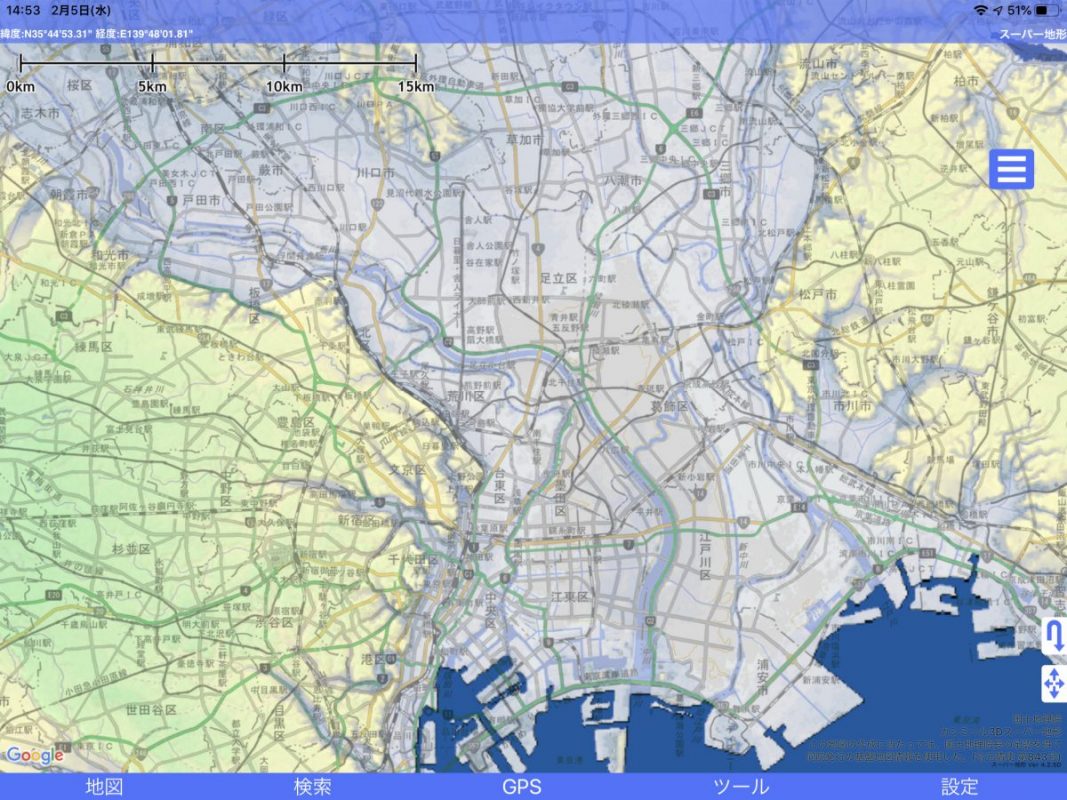 東京低地河川ナビゲーションマップ – 東部低地帯の河川施設整備計画 – IWRQI