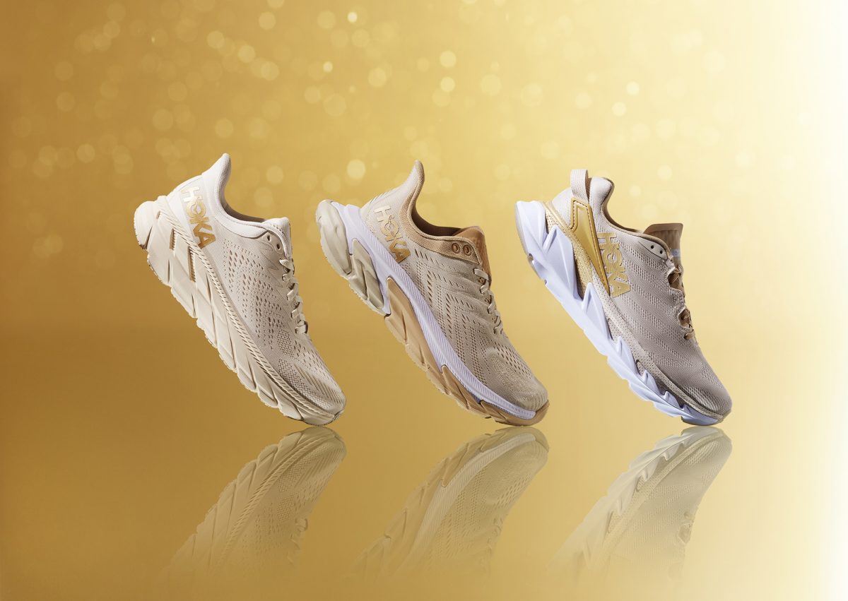 HOKA ONE ONEが人気モデルをゴールドで彩ったスペシャルコレクション