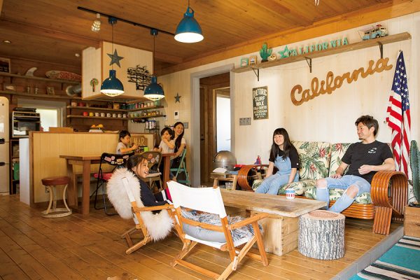 家族の温もりで満ちる、カントリーログハウス|茅ヶ崎エリア