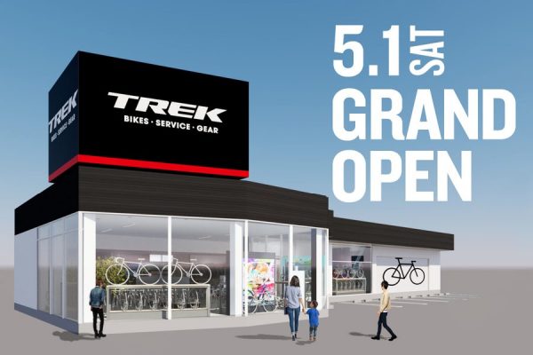 トレック直営店「TREK Bicycle 四日市店」が5月1日にグランドオープン