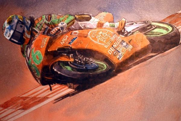 イラストレーター松屋正蔵がバイク全盛期を振り返る! 「ノリック・アベの伝説の走り」