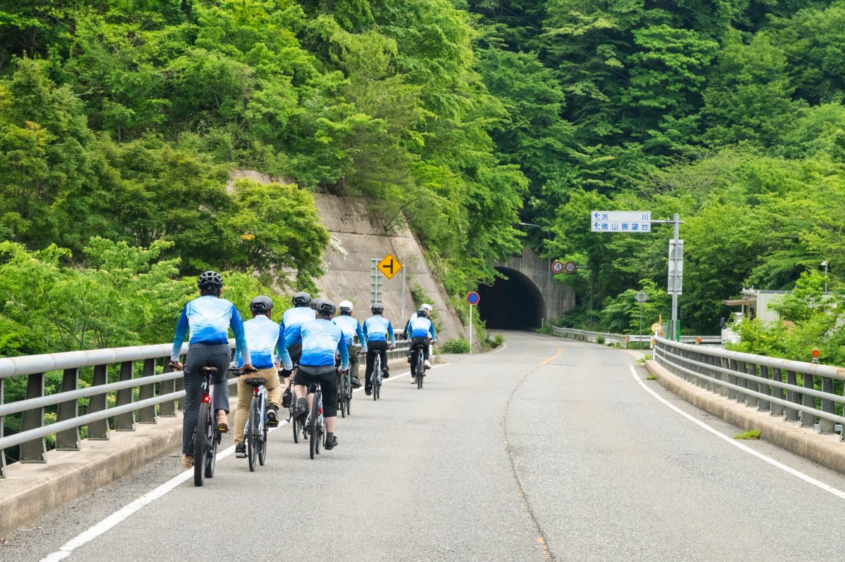 ライド中の風景