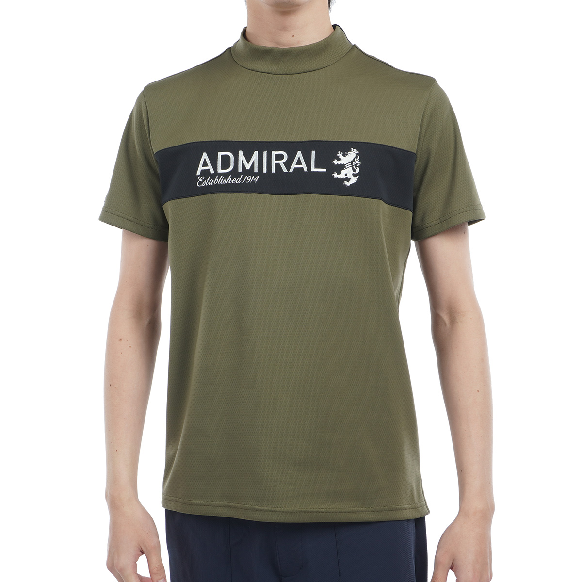 Admiral Golf（アドミラル ゴルフ） メンズ カラタッチ モックネックシャツ