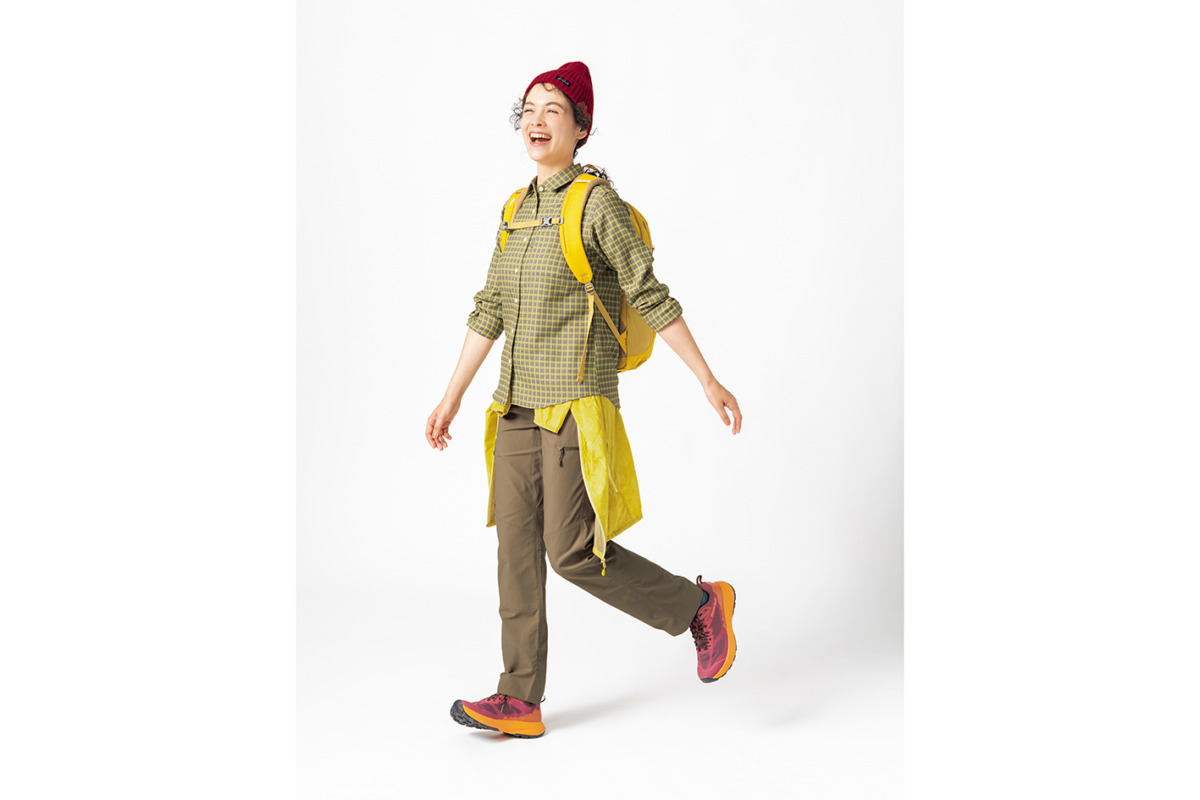 【モンベル×ランドネ】秋から冬まで山歩きを楽しみたい、私のコーディネート_低山ハイク