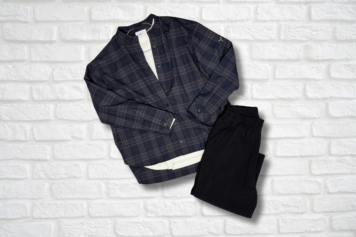 着た瞬間「あ、好き」。山も街も軽やかに［かわり芽］クラシカルをまとうバンドカラーシャツ