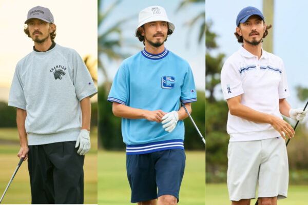 Champion だから個性を楽しめる、おしゃれ×機能の “アメカジ” ゴルフスタイル