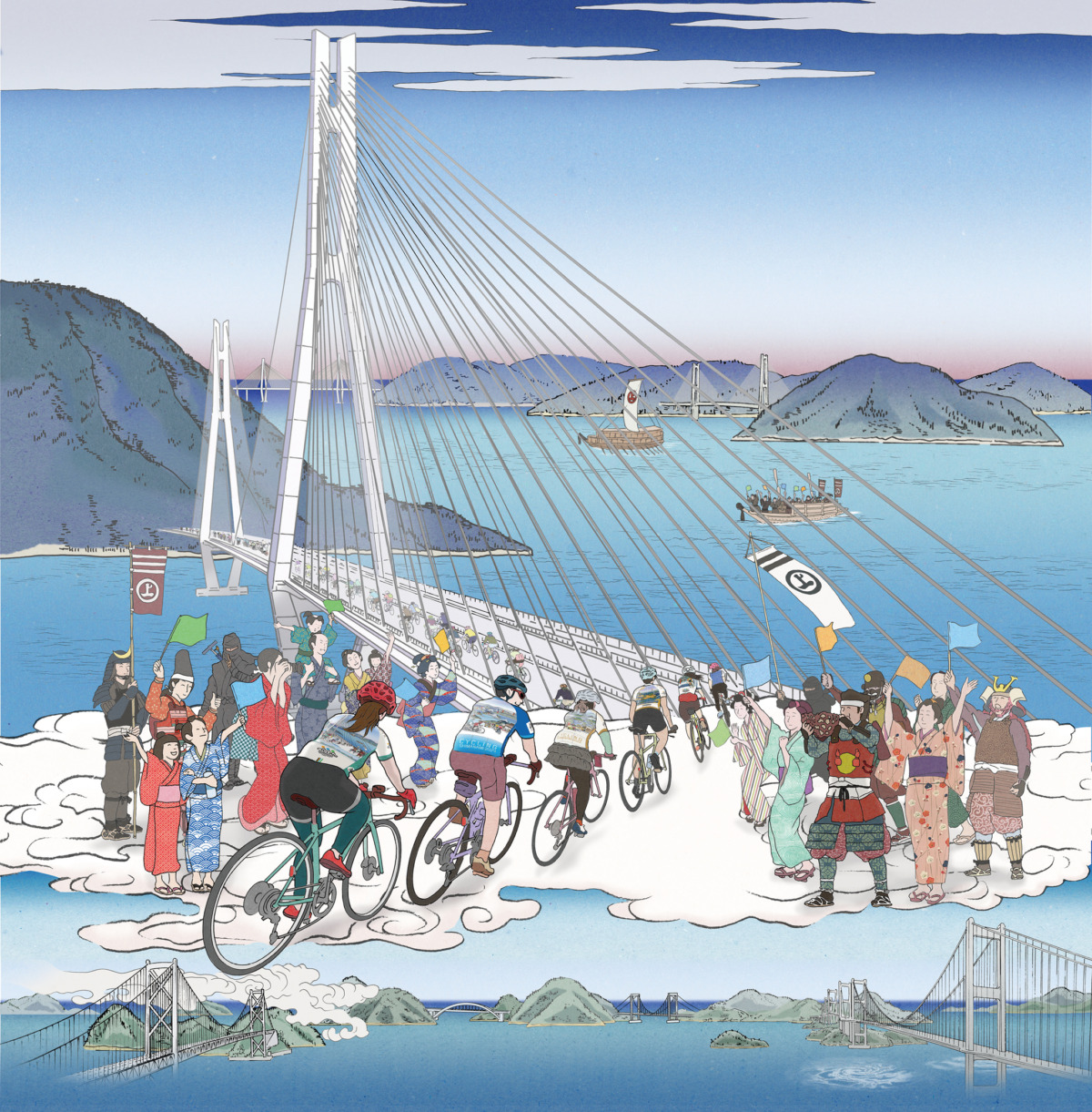 高速道路を自転車で走る非日常体験！「サイクリングしまなみ2026」が10