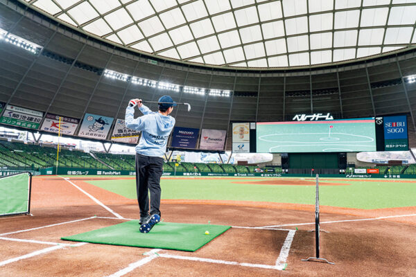 野球場でショット体験 LIONS GOLF EXPERIENCE STADIUM 9開催