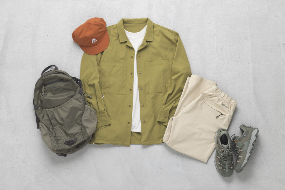 5万円以内ですべて揃える！スタイリストおすすめ、低山歩きコーディネート｜ブランドミックス編