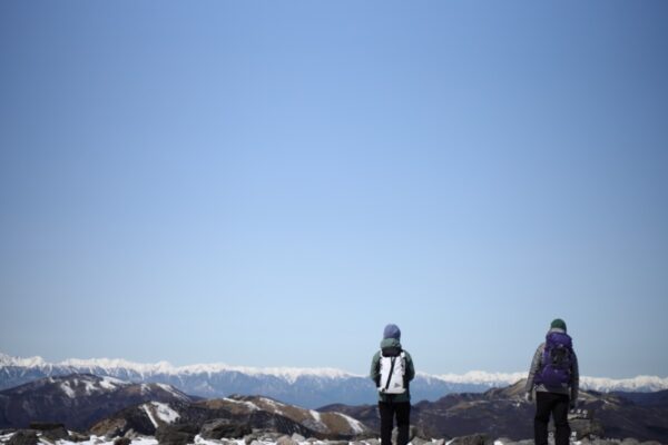 冬に別れを告げて～霧ヶ峰・蝶々深山の春をパッチワーク～