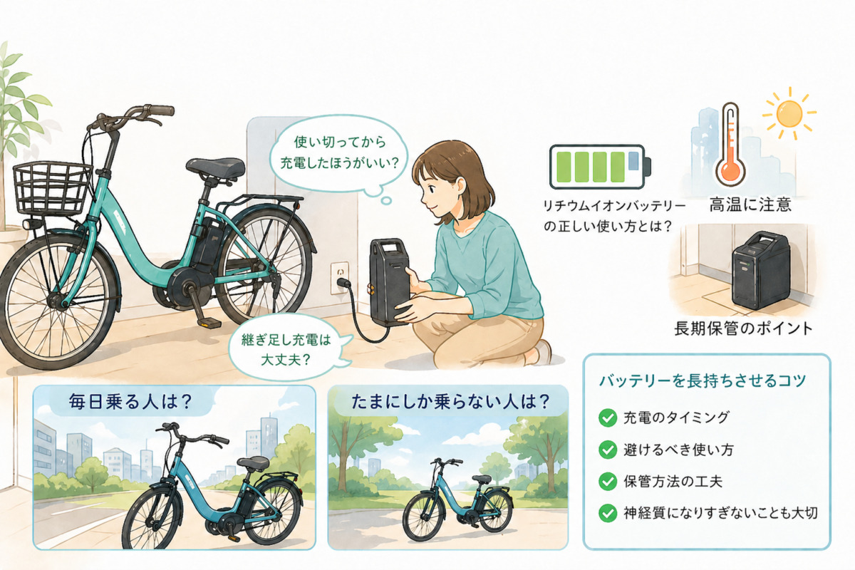 バッテリーの「継ぎ足し充電」は問題 ない？長持ちさせるために気をつけたいこと