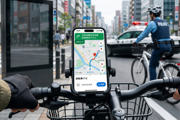 自転車のスマホ操作は違反？「捕まらない・落とさない・壊さない」ためのホルダー選びと運用の鉄則