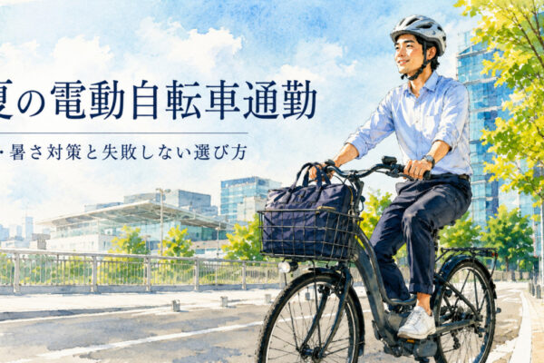 夏の電動自転車通勤は快適？汗・暑さ対策と失敗しない選び方を解説
