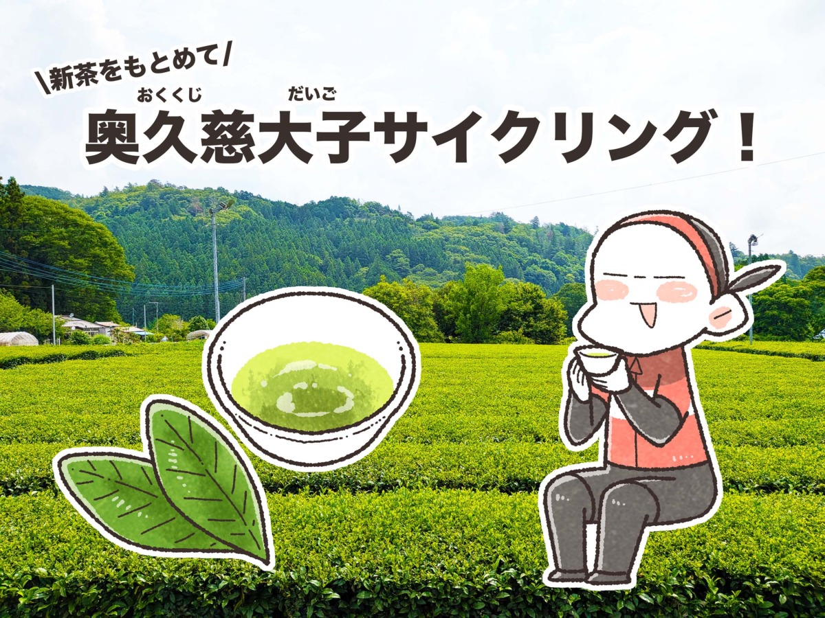 茨城・奥久慈大子で新茶をもとめてサイクリング｜夏福ゆるポタエッセイ