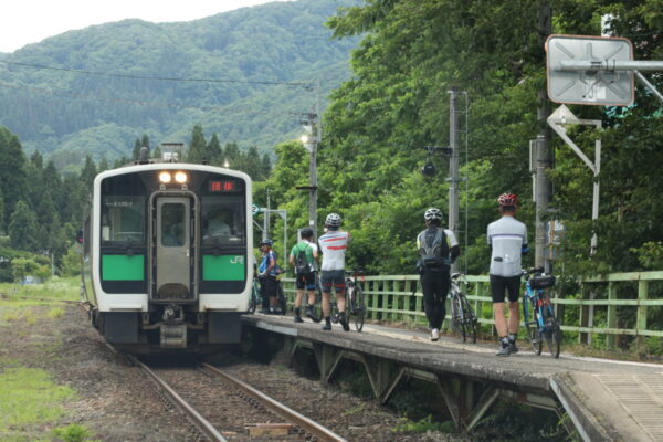 大山祇神社へのお祭りライド——JR磐越西線サイクルトレイン、往路は50km、帰りは列車で楽々