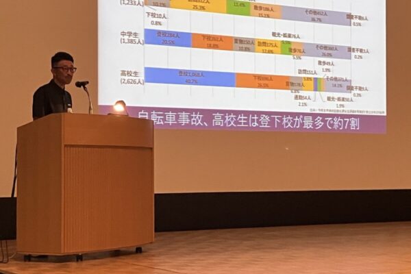 高校生の自転車事故、約7割が「登下校中」──カギは先生の“ひと声”だった、ブリヂストンが交通安全講習会