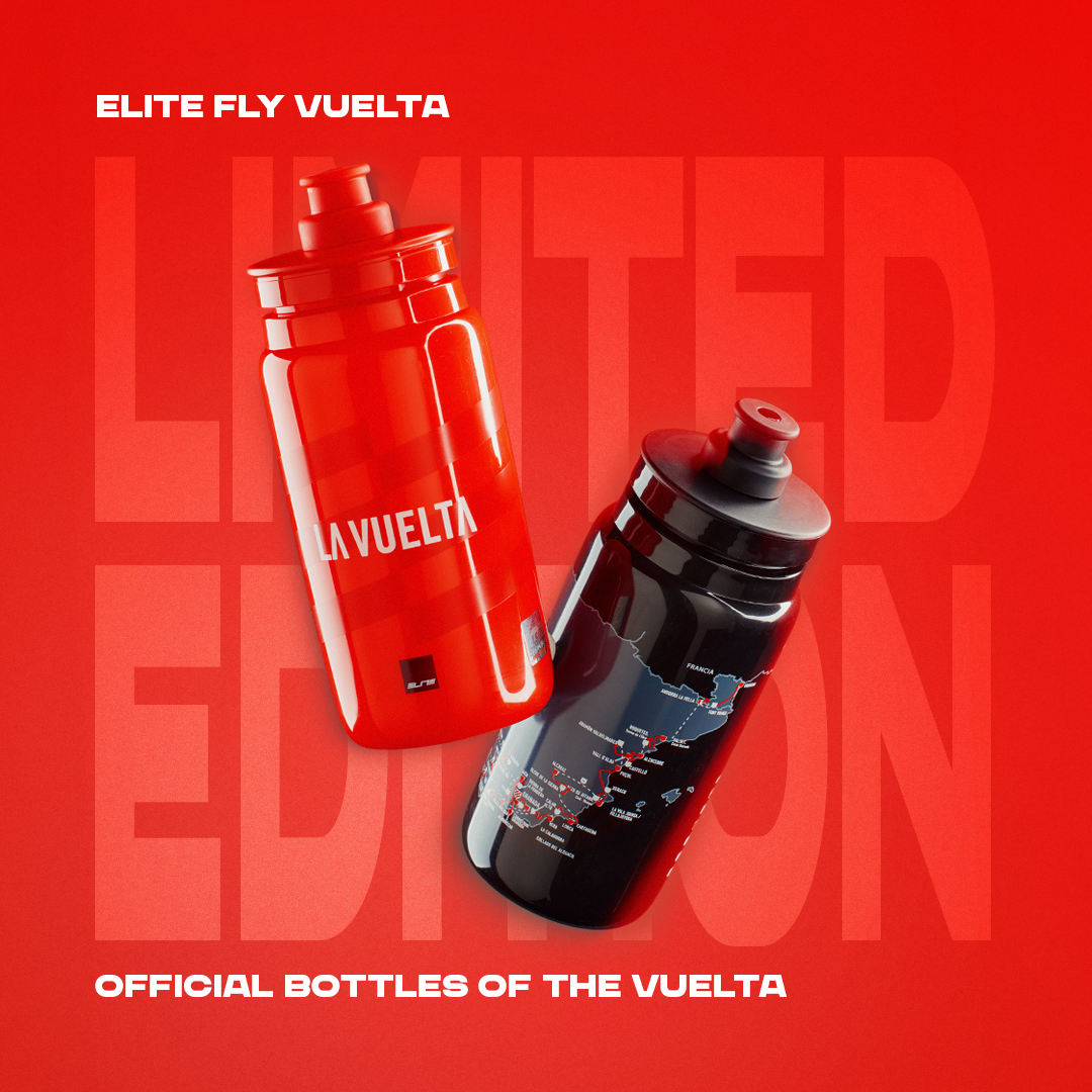 エリート 超軽量ボトルFLYにブエルタ・ア・エスパーニャ2026公式限定デザイン2種が登場｜ELITE