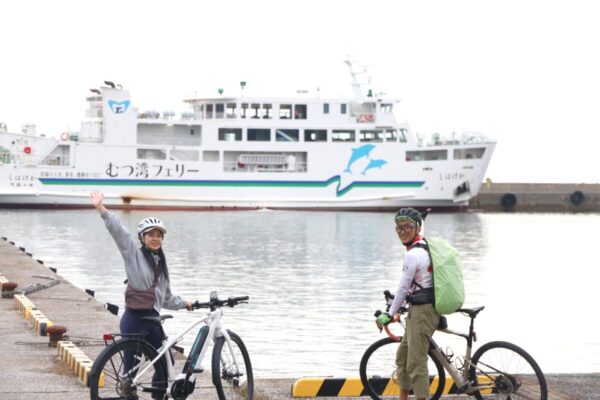 津軽と下北、ふたつの半島を自転車とむつ湾フェリーで楽しむ「むついち」220Km