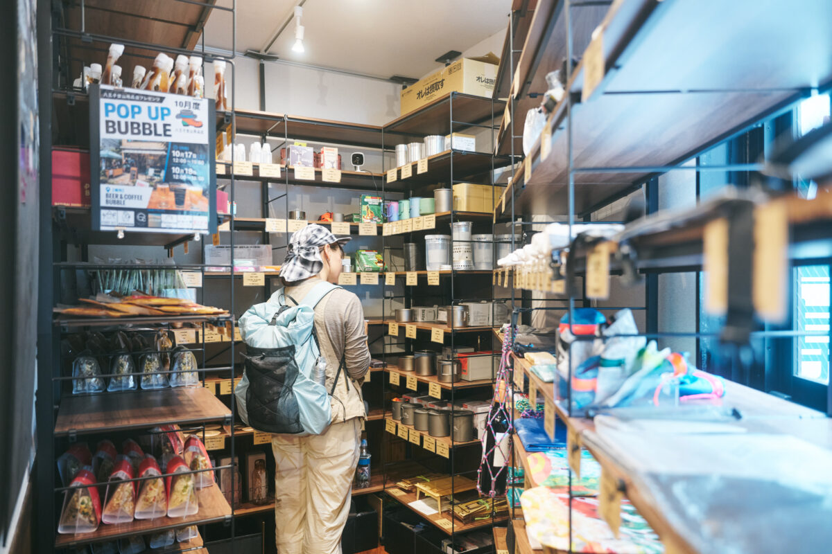 八王子登山用品店 店内
