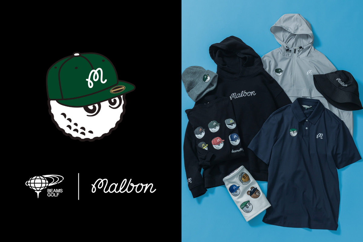 伝説の「グリーンハンチングバケッツ」が復刻！MALBON GOLF × BEAMS GOLFの記念別注コレクションが登場